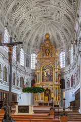 Fototapeta na wymiar St. Michael's Church, Munich, Germany