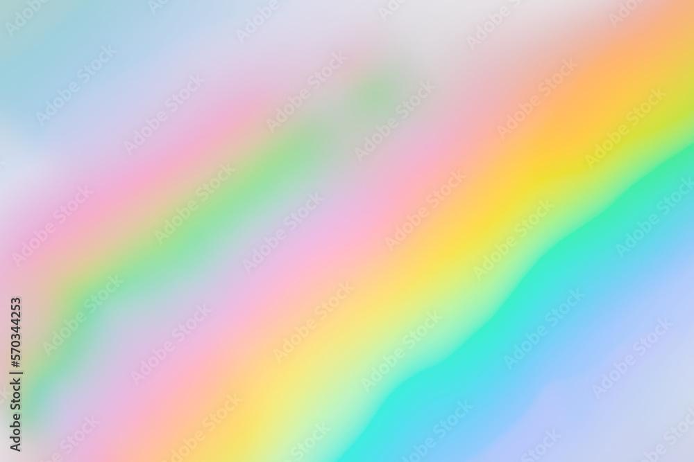 Poster rainbow gradient overlay