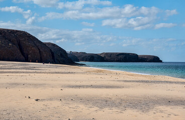 Papagayo beach Lanzarote, Canary Islands. 