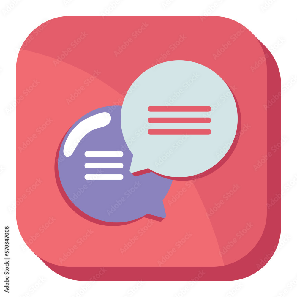 Poster messages app icon