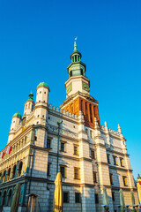 Naklejka premium Street view of Old Town, Poznan, Poland