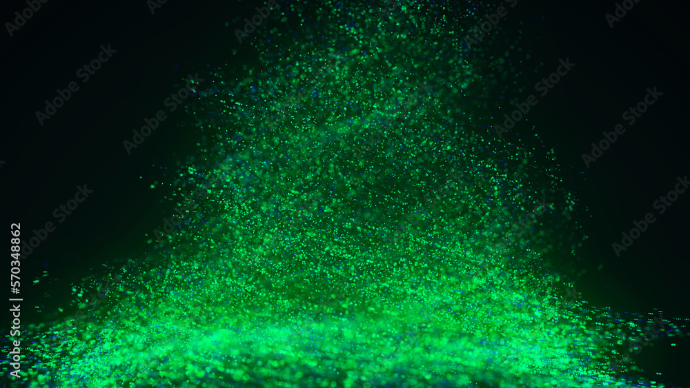 Poster particle tornado, motion background. abstract background with connecting dots. vortex. whirlpool bri