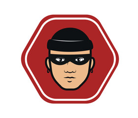 A hacker is a cybercriminal who steals the user's personal data. Hacker attack and web security. Internet phishing concept. The man is trying to make a cyber attack. vector.
