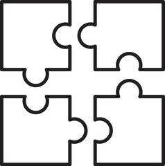 puzzle pieces icon