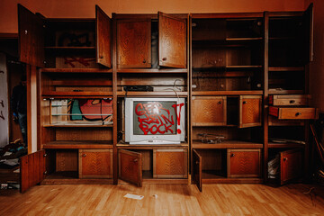 Lostplace - verlassenes Wohnzimmer