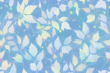 illustration background image colorful leaves many forms many types