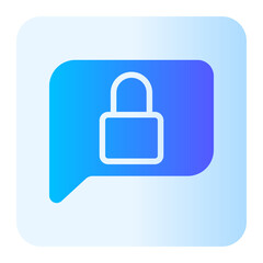 chat gradient icon