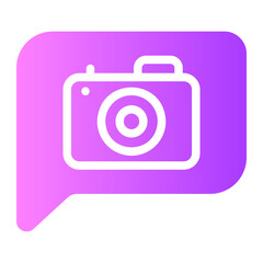 camera gradient icon