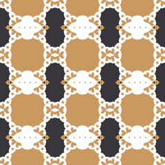 Geometric pattern. Seamless vector background. Ethnic graphic design.