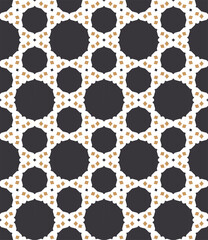 Geometric pattern. Seamless vector background. Ethnic graphic design.