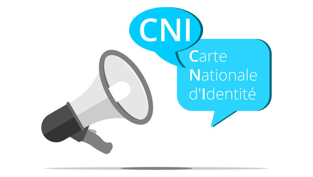 M&eacute;gaphone CNI - Carte Nationale d'identit&eacute;