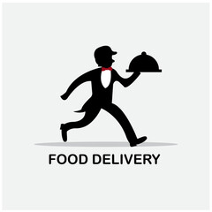 Fototapeta na wymiar Food Delivery Boy