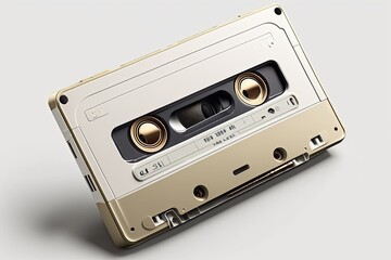 Obraz premium audio cassette isolated on white