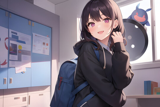 使い魔を従える中二病風の少女