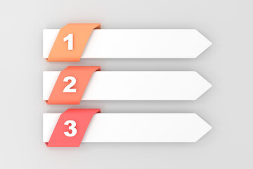 infographics for your business presentations. banner design as set of 3, step presentation