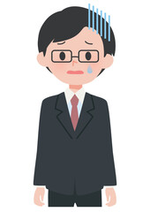 男性ポーズ　スーツ