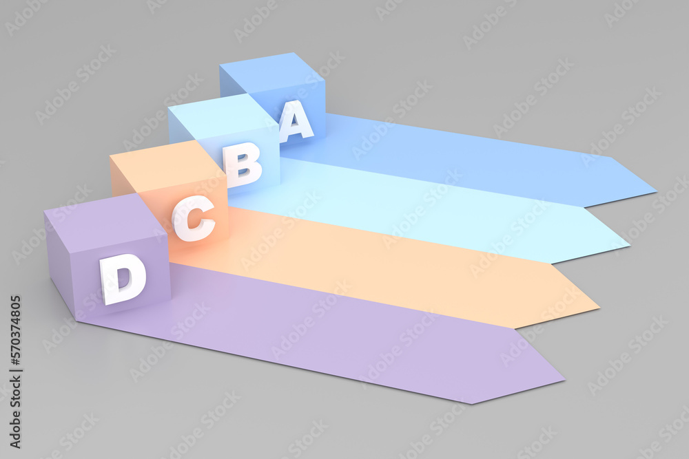 Poster infographic design. creative with 4 steps. can be used for workflow layout