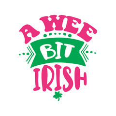 A wee bit irish svg