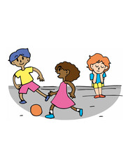 Boy asleep in playground