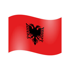 Flag of the Republic of Albania