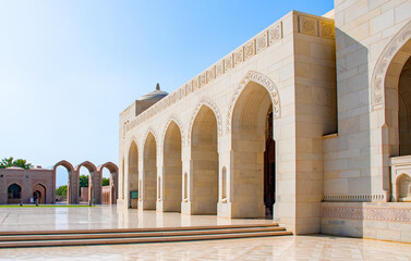 Obraz premium Sultan Qaboos Grand Mosque. Sultanate of Oman