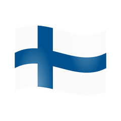 The national graphics flag of Finland