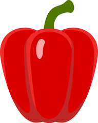 Bell pepper vegetable icon