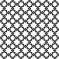 Arabic black seamless pattern