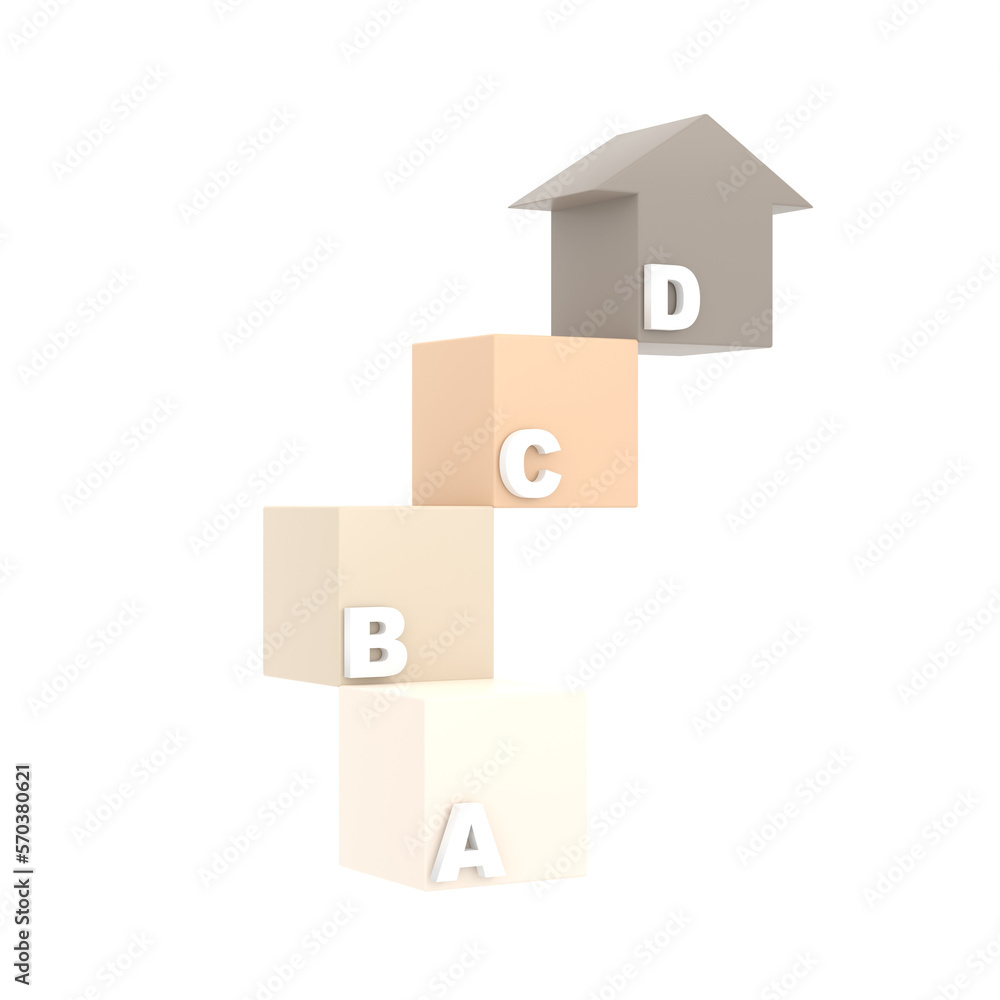 Poster infographic chart template in modern style in an arrow shape