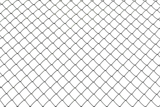 Background of metal mesh or wire on a white background