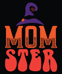 Retro Cute Halloween  mom ster © design