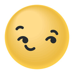 smirk emoticon social media
