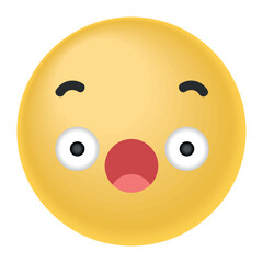 surprise emoticon social media