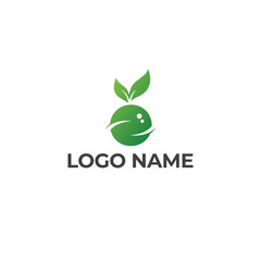 Fruit vector logo design concept