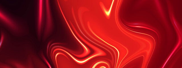 Abstract light and dark red luxurious smooth texture background. luxurious shiny and smooth silk and satin cloth texture background. Luxurious red cloth waves texture background.