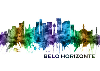 Belo Horizonte Brazil Skyline