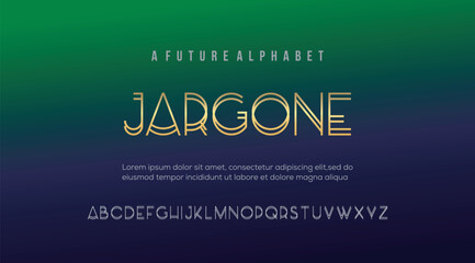 Abstract thin line font alphabet. modern minimalist fashion. Typeface typography font. vector illustration