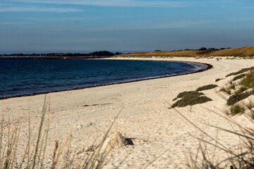 Plage des Trois Moutons, Lampaul-Ploudalmézeau, Brittany, France