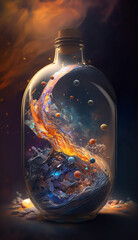 universe in a bottle, graphics, fantasy
