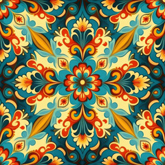 Abstract Geometric Pattern. Illustration Generative AI