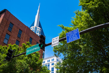 Downtown Nashville Cityscape