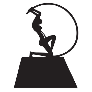 ESTATUA DE IRACEMA GUARDI&Atilde;, FORTALEZA, PONTE METALICA, PRAIA DE IRACEMA, INDIA IRACEMA IRACEMA