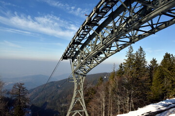 Seilbahn auf den Schauinsland in Freiburg