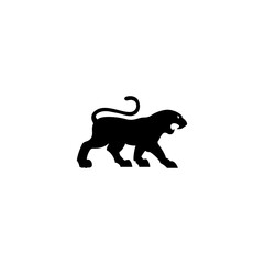 panther vector illustration for icon,symbol or logo. panther template logo. panther silhouette 