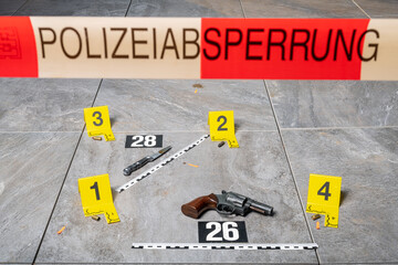 Tatort Absperrung - Spurenlage 