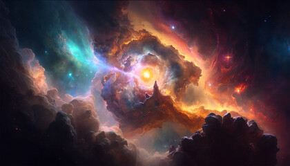 nebula, wallpaper, extremely detailed, extremely realistic, 4k