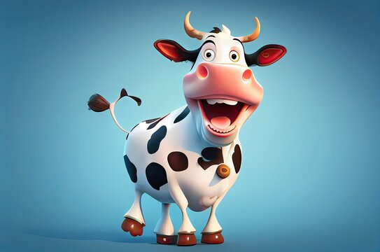 Cow Cuddly Design Generative AI