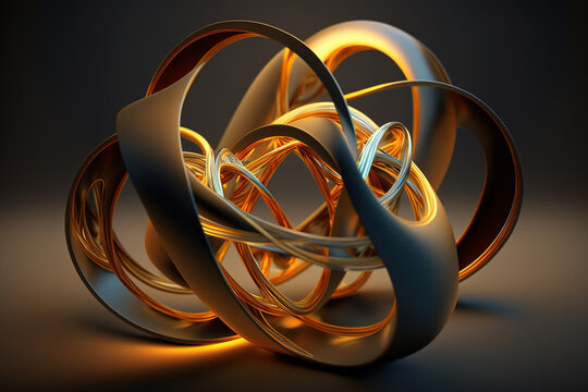 Visualized string theory. generative AI