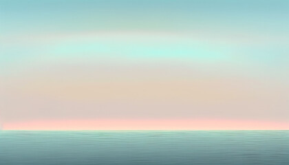 Obraz premium Calm ocean and peaceful sky, minimalist. generative AI