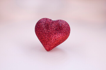 Fototapeta premium heart shape on the plain background